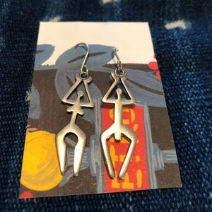 Sterling female/male earrings